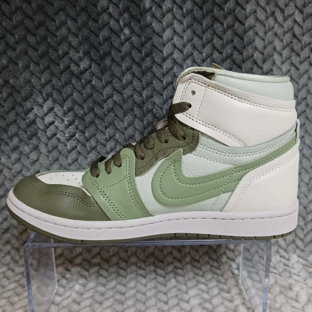 Nike Jordan 1 High Method of Make Medium Olive Women's Sneakers Shoes Size 8.5